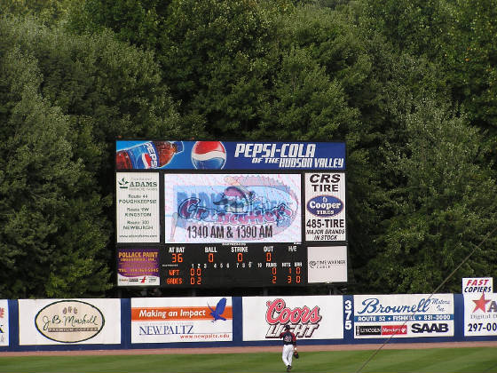 Scoreboard @ Dutchess Stadium, Fishkill, NY