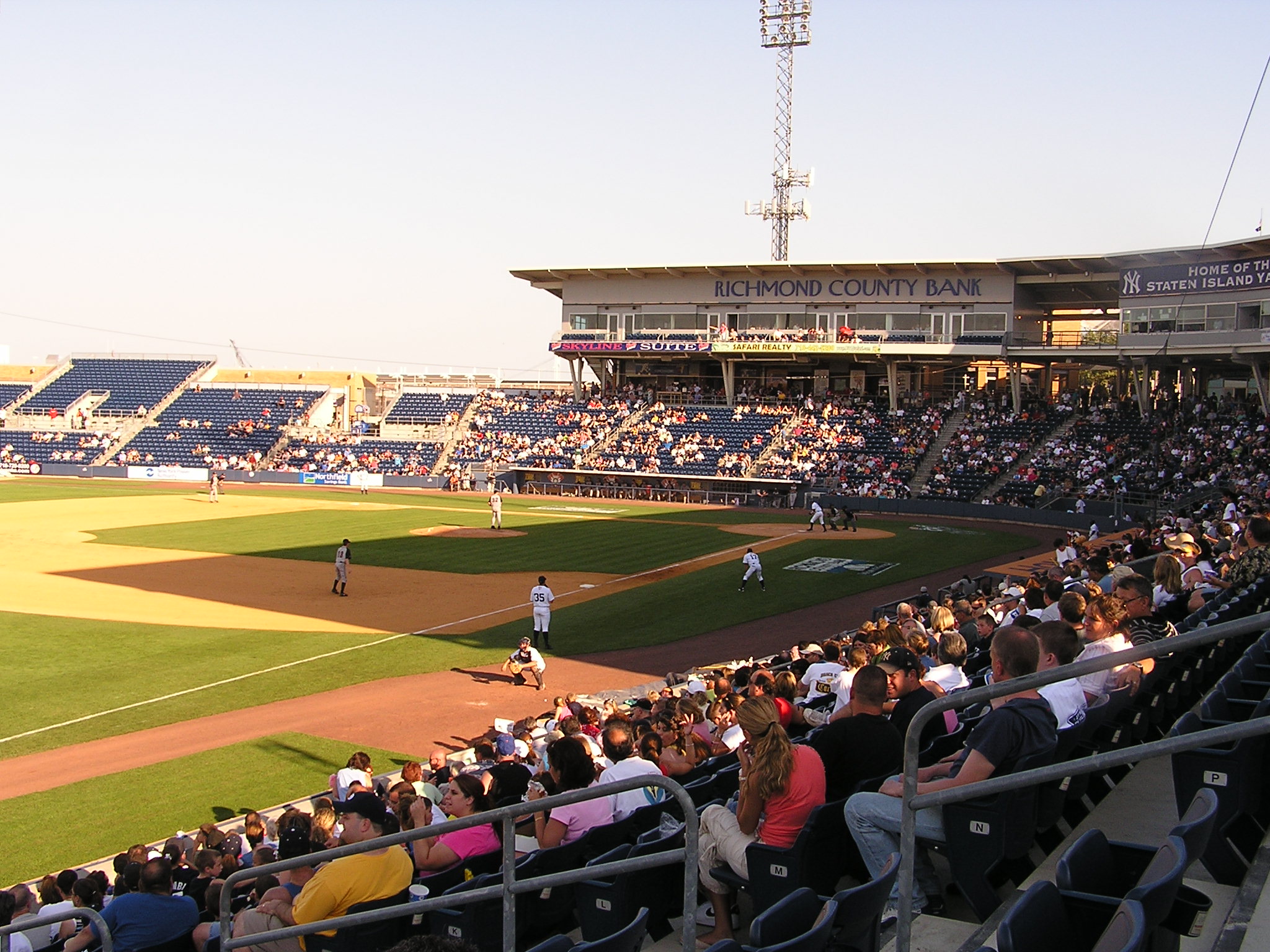 From LF Richmond County Ballpark @ St. George 